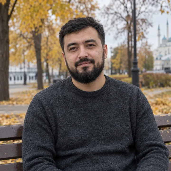 Из полной бороды — в Ван Дейк. До: исходное фото.